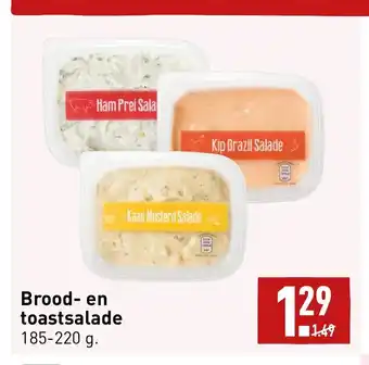 ALDI Brood- en toastsalade 185-220 g aanbieding