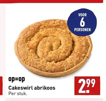 ALDI Cakeswirl abrikoos aanbieding