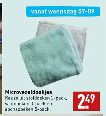 ALDI Microvezeldoekjes aanbieding