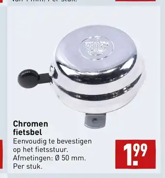 ALDI Chromen fietsbel aanbieding