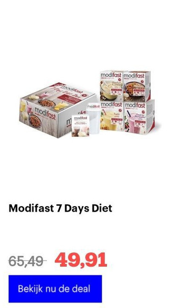 Bol.com Modifast 7 days diet aanbieding