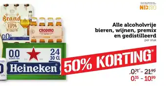 Coop Alle alcoholvrije bieren, wijnen, premix en gedistilleerd aanbieding