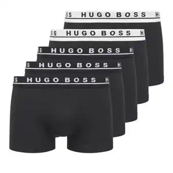 Dimenno Hugo boss boxershorts 5-pack zwart aanbieding