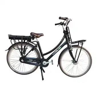 Halfords Vogue elektrische fiets e-elite dames mat zwart 57cm 468 watt zwart aanbieding