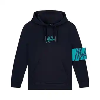 Malelions Malelions junior captain hoodie - navy/turquoise aanbieding