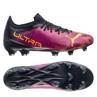 Unisport Puma puma ultra 2.4 fg/ag flare - paars/oranje/roze - kunstgras (ag) / natuurgras (fg) aanbieding