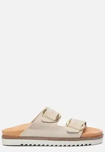 Ziengs Tamaris slippers beige aanbieding