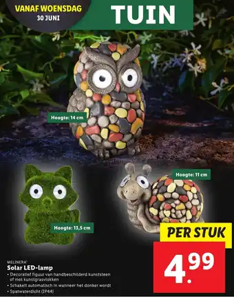 Lidl Solar led-lamp aanbieding