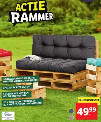 Lidl Palletkussenset aanbieding