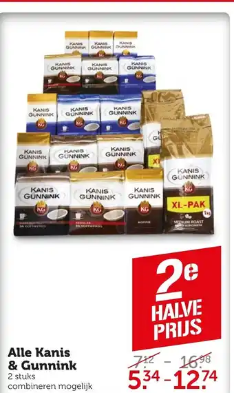 Coop Alle Kanis & Gunnink 2 stuks aanbieding