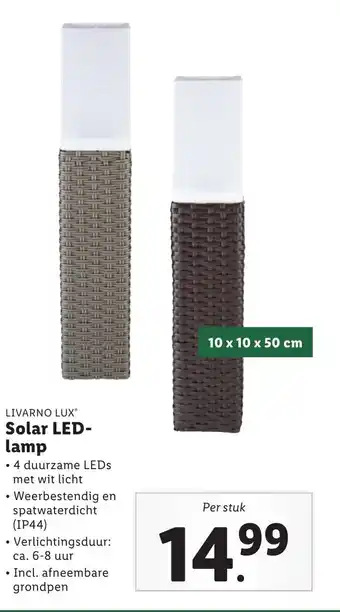 Lidl Solar led-lamp aanbieding