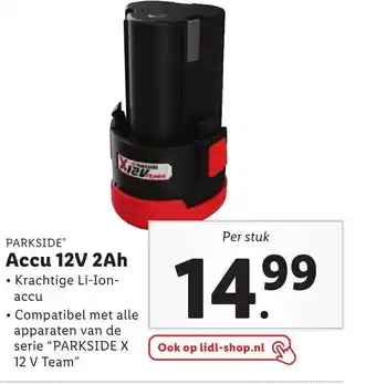 Lidl Accu 12v 2ah aanbieding