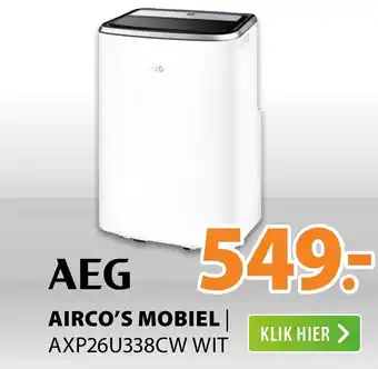 Expert Aeg airco's mobiel axp26u338cw wit aanbieding