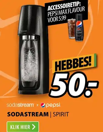 Expert Sodastream spirit aanbieding