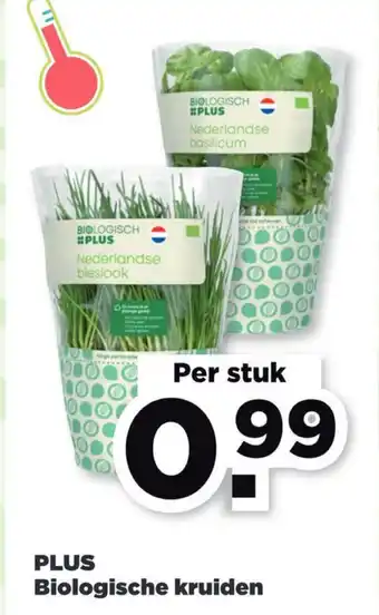 PLUS Biologische kruiden aanbieding