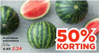 PLUS Pitloze watermelon aanbieding