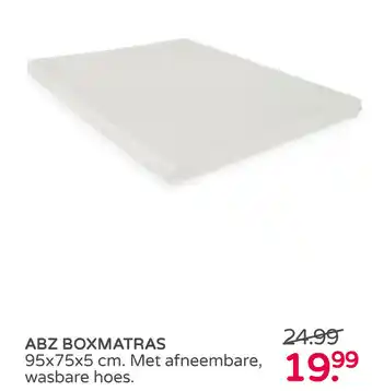 Prenatal ABZ Boxmatras 95*75*5 cm aanbieding