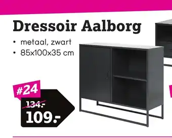 Leen Bakker Dressoir Aalborg 85x100x35 cm aanbieding