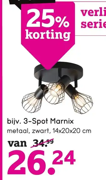 Leen Bakker 3-Spot marnix aanbieding