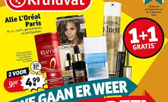 Kruidvat Alle L'Oreal Paris aanbieding