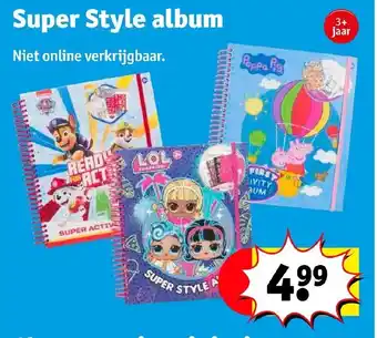 Kruidvat Super Style album aanbieding