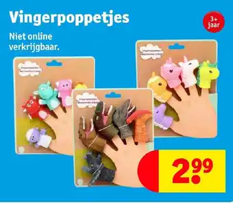 Kruidvat Vingerpoppetjes aanbieding