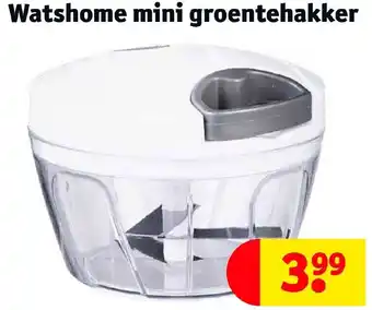 Kruidvat Watshome mini groentehakker aanbieding