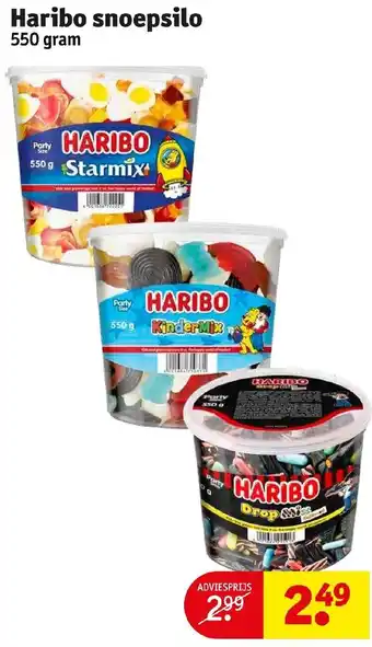 Kruidvat Haribo snoepsilo 550g aanbieding