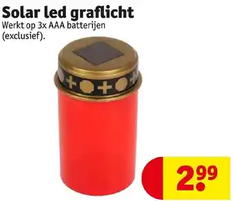 Kruidvat Solar led graflicht aanbieding