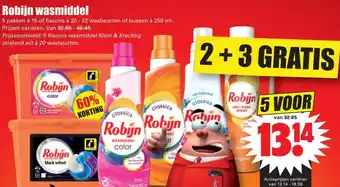 Dirk Robijn Wasmiddel 2+3 aanbieding