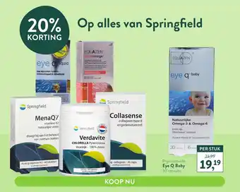 Holland & Barrett Eye Q Baby 30 capsules aanbieding