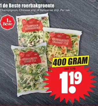 Dirk 1 de Beste roerbakgroente 400g aanbieding