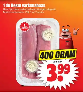 Dirk 1 de Beste varkenshaas 400g aanbieding