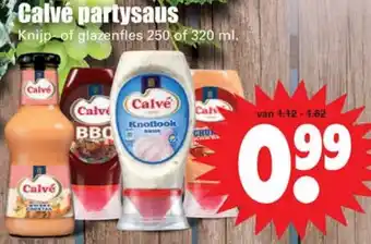 Dirk Calve partysaus 250/320ml aanbieding