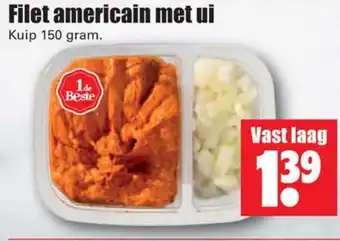 Dirk Filet Americain met ui 150g aanbieding