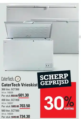 Sligro CaterTech Vrieskist 368 liter, GCT368 aanbieding