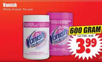 Dirk Vanish 600g aanbieding