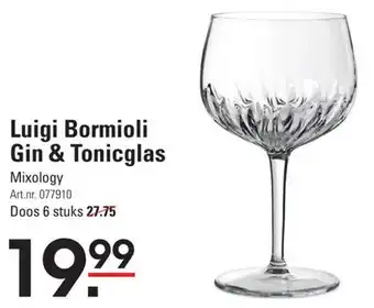 Sligro Luigi Bormioli Gin & Tonicglas 6 stuks aanbieding