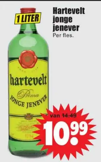 Dirk Hartevelt jonge jenever 1L aanbieding