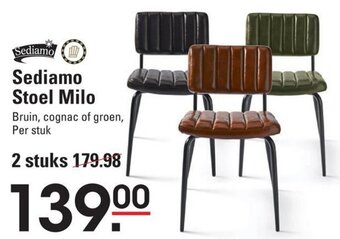 Sligro Sediamo Stoel Milo 2 stuks aanbieding