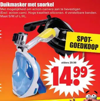 Dirk Duikmasker met snorkel aanbieding