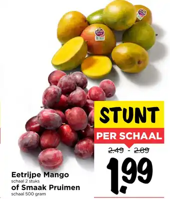 Vomar Voordeelmarkt Eetrijpe Mango aanbieding