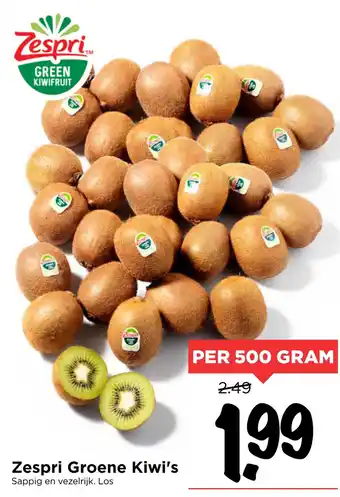 Vomar Voordeelmarkt Zespri Groene Kiwi's aanbieding