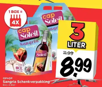 Vomar Voordeelmarkt Sangria schenkverpakking 3 liter aanbieding