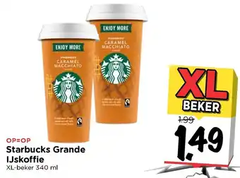 Vomar Voordeelmarkt Starbucks grande ijskoffie 340ml aanbieding