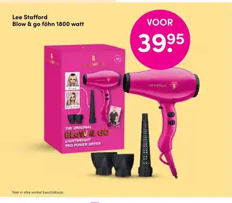 DA Lee Stafford Blow & go fohn 1800 watt aanbieding