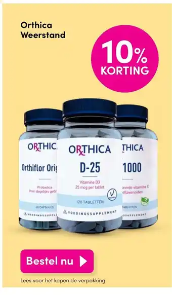 DA Orthica Weerstand aanbieding