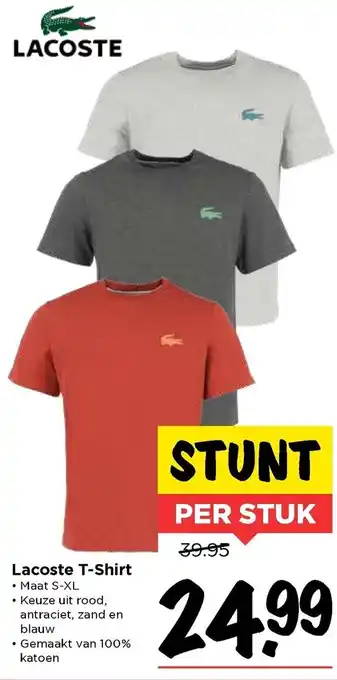 Vomar Voordeelmarkt Lacoste t-shirt aanbieding