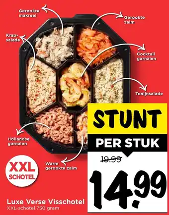 Vomar Voordeelmarkt Luxe verse visschotel 750g aanbieding