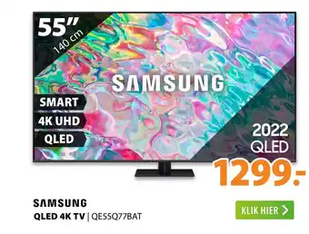 Expert Qled 4K TV QE55Q77BAT aanbieding